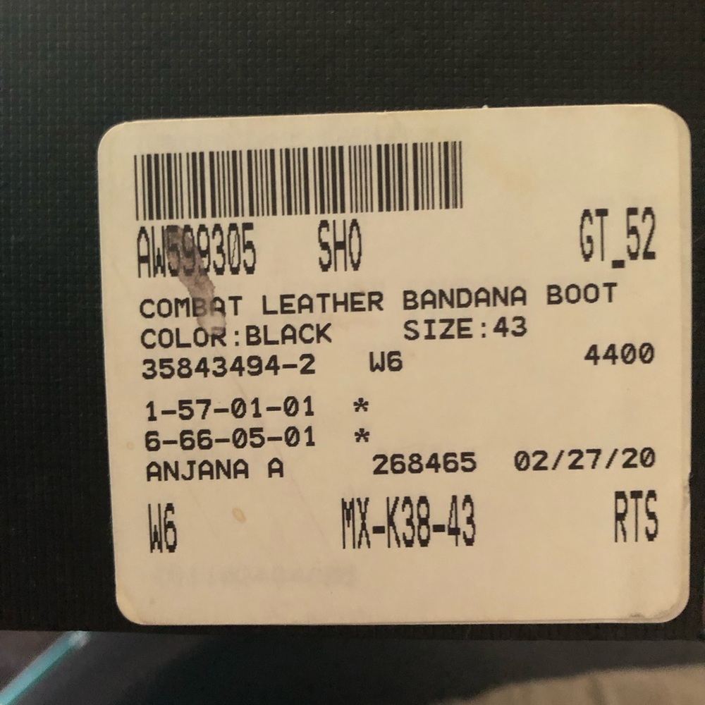 Authentic Amiri Boot - Picture 9 of 9